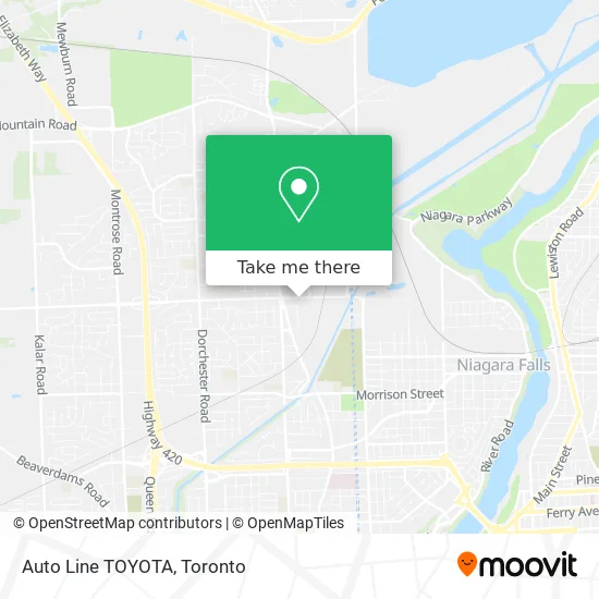 Auto Line TOYOTA map