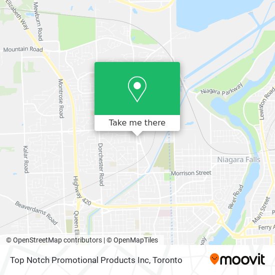 Top Notch Promotional Products Inc map