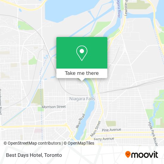 Best Days Hotel map