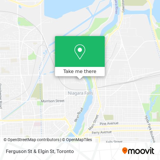 Ferguson St & Elgin St map