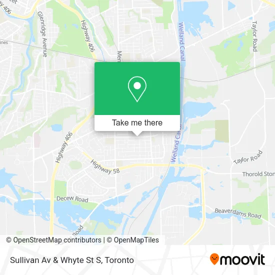 Sullivan Av & Whyte St S map