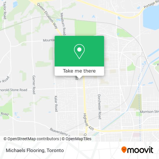 Michaels Flooring map