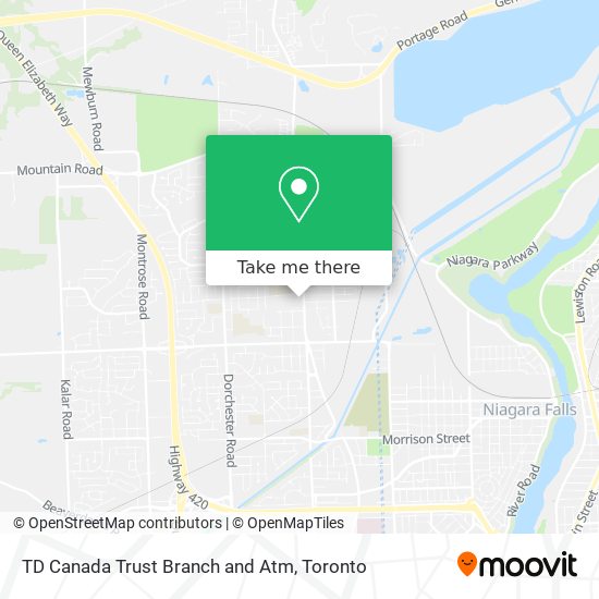 TD Canada Trust Branch and Atm map