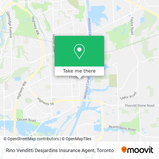 Rino Venditti Desjardins Insurance Agent map