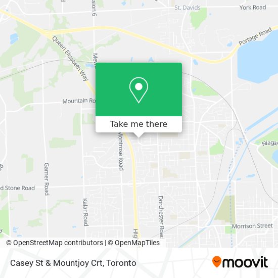 Casey St & Mountjoy Crt map