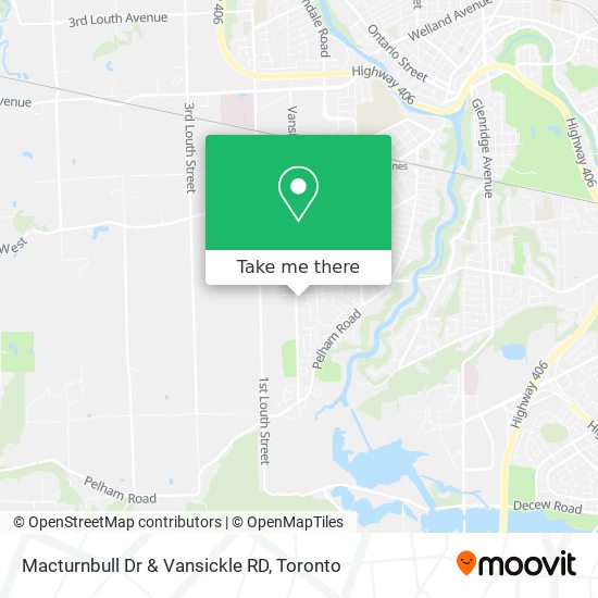 Macturnbull Dr & Vansickle RD map