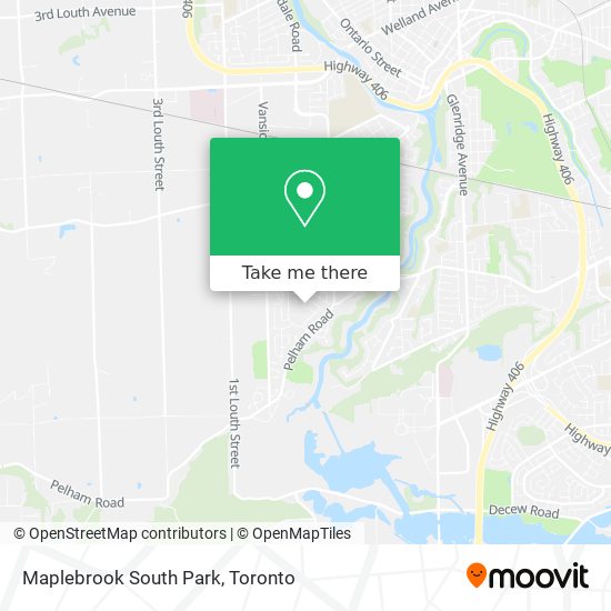 Maplebrook South Park map