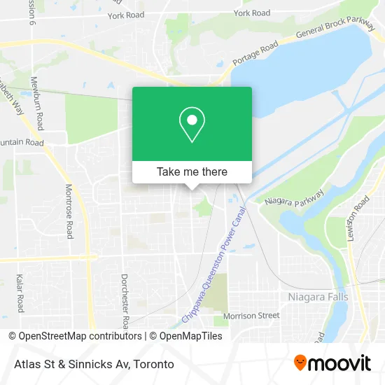Atlas St & Sinnicks Av map