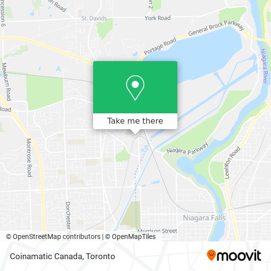 Coinamatic Canada map