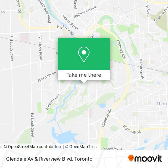 Glendale Av & Riverview Blvd map