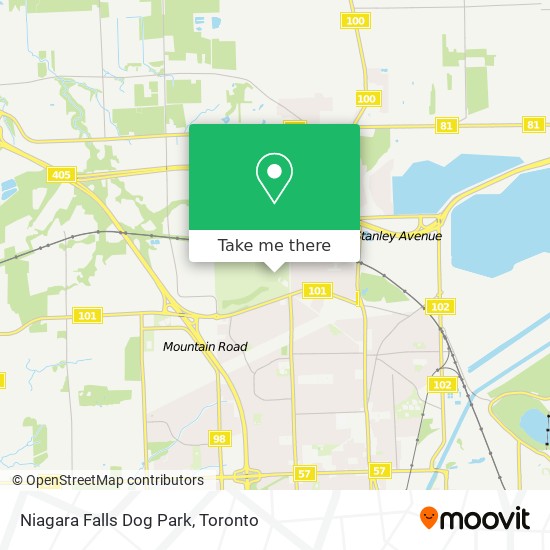 Niagara Falls Dog Park plan
