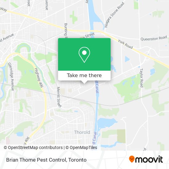 Brian Thome Pest Control map