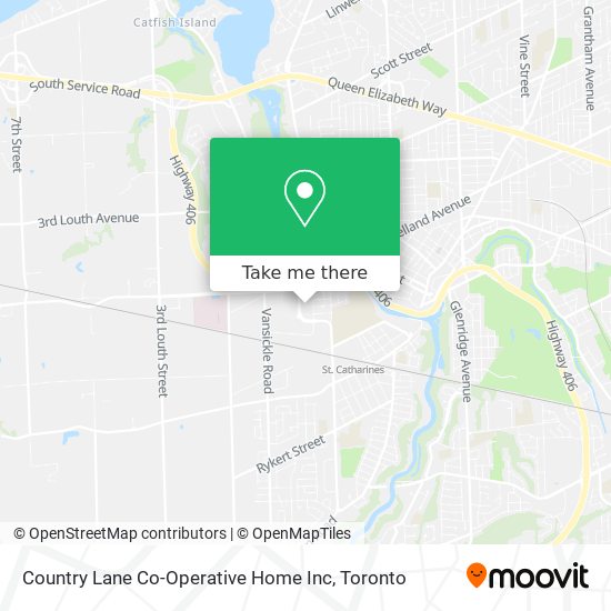 Country Lane Co-Operative Home Inc map