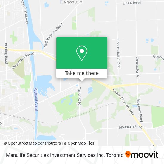 Manulife Securities Investment Services Inc map