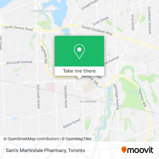 Sam's Martindale Pharmacy map