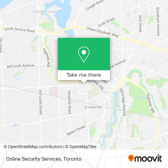 Online Security Services map