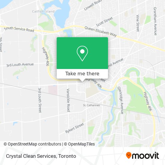 Crystal Clean Services map