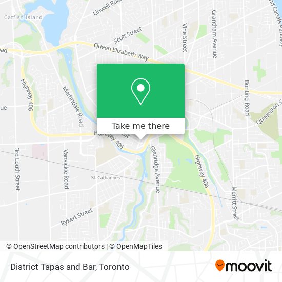 District Tapas and Bar map