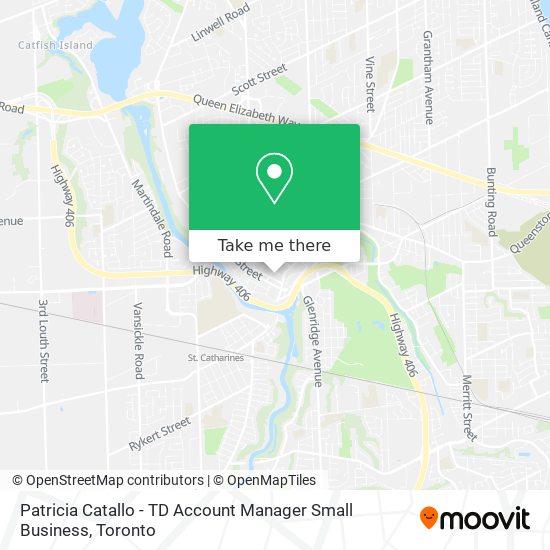 Patricia Catallo - TD Account Manager Small Business map