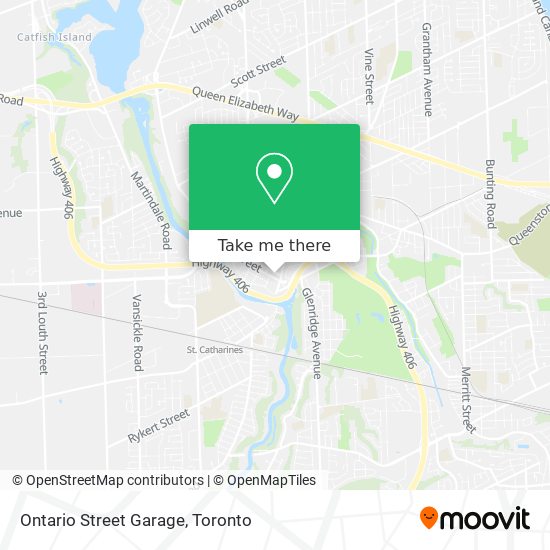 Ontario Street Garage map