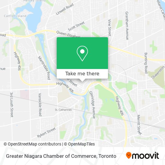 Greater Niagara Chamber of Commerce map