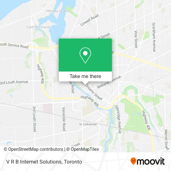 V R B Internet Solutions map