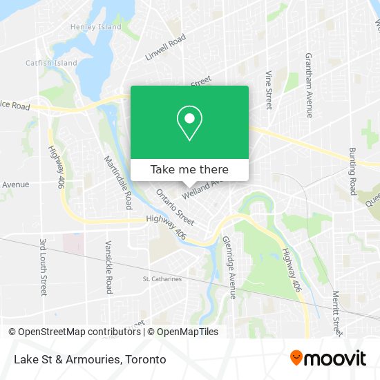 Lake St & Armouries map