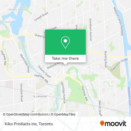 Kiko Products Inc map