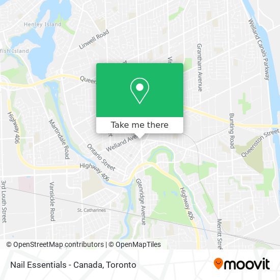 Nail Essentials - Canada map