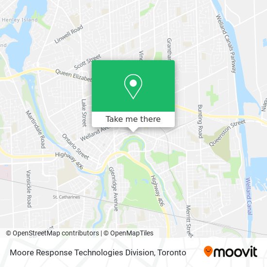 Moore Response Technologies Division map