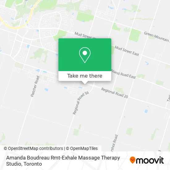 Amanda Boudreau Rmt-Exhale Massage Therapy Studio map