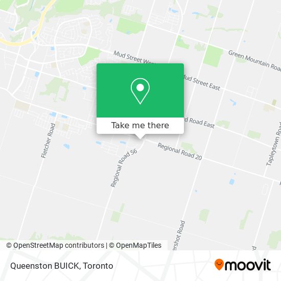 Queenston BUICK map