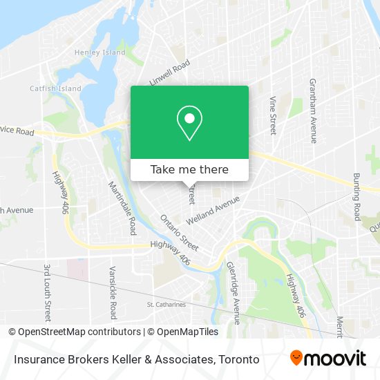 Insurance Brokers Keller & Associates map