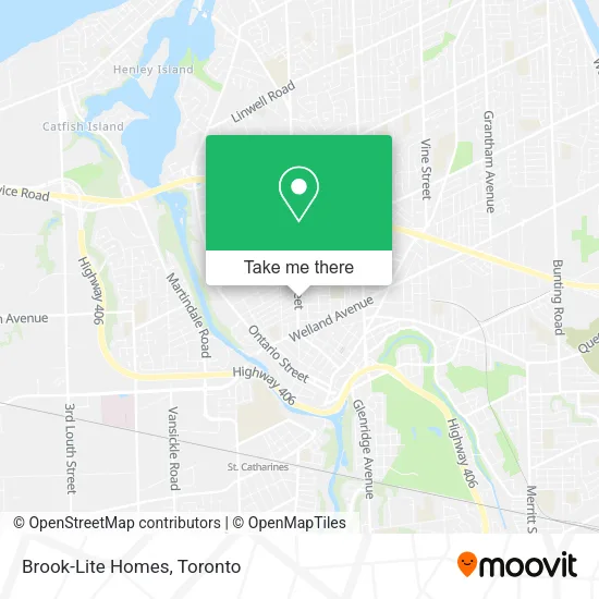 Brook-Lite Homes map