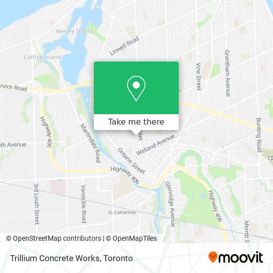 Trillium Concrete Works map