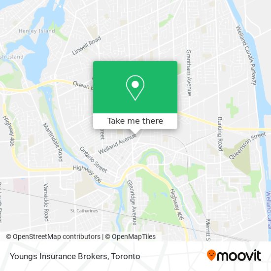 Youngs Insurance Brokers map