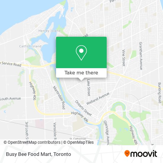 Busy Bee Food Mart map