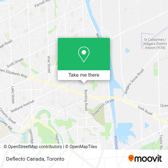 Deflecto Canada map