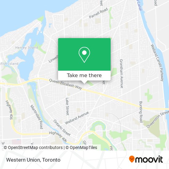 Western Union map