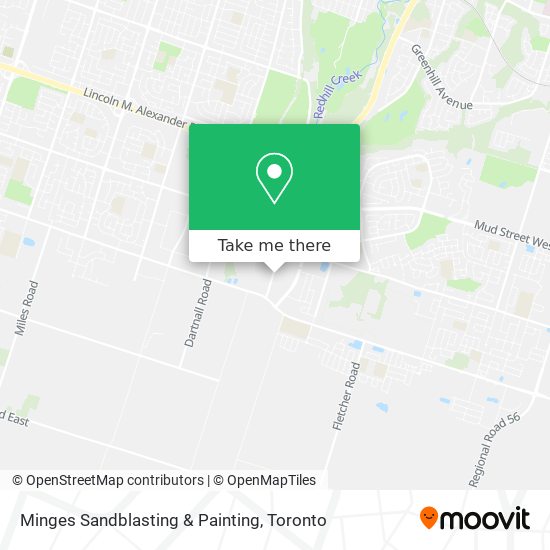 Minges Sandblasting & Painting map