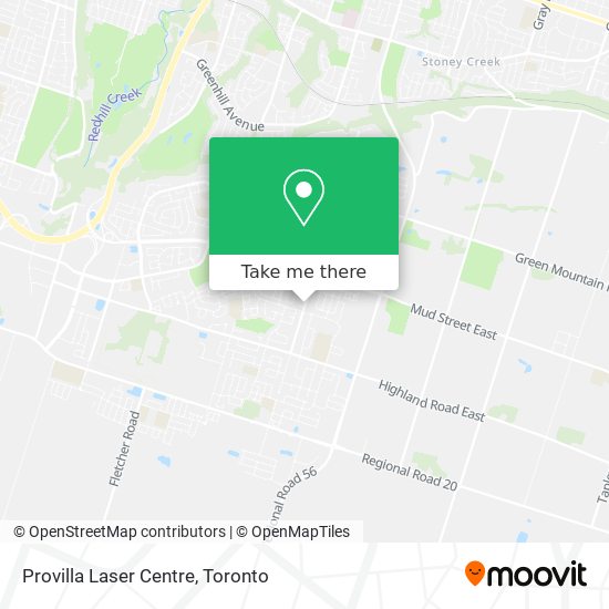 Provilla Laser Centre map