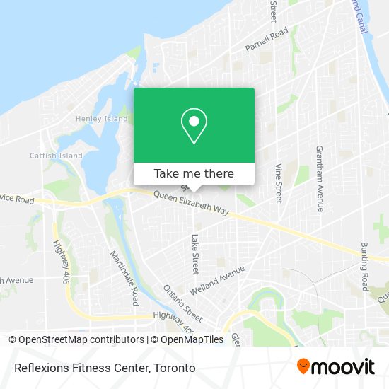 Reflexions Fitness Center map