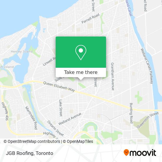 JGB Roofing map