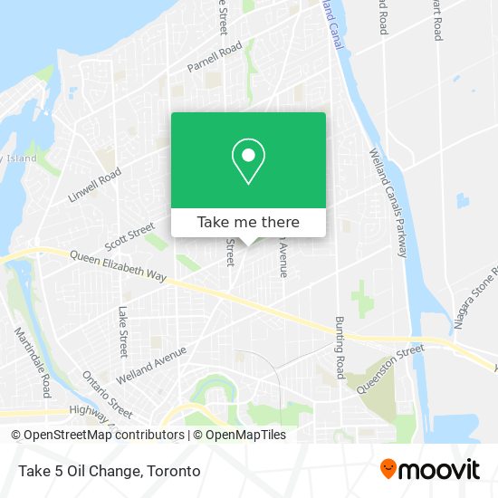 Take 5 Oil Change map