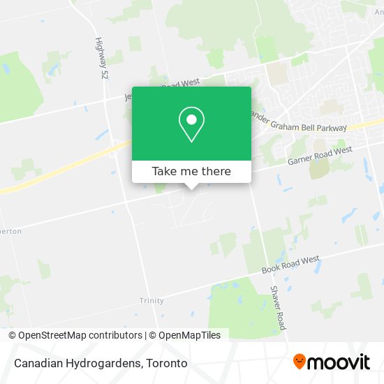 Canadian Hydrogardens map
