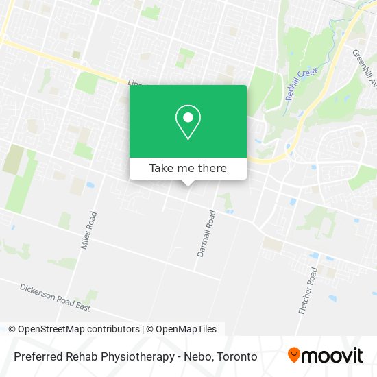 Preferred Rehab Physiotherapy - Nebo map