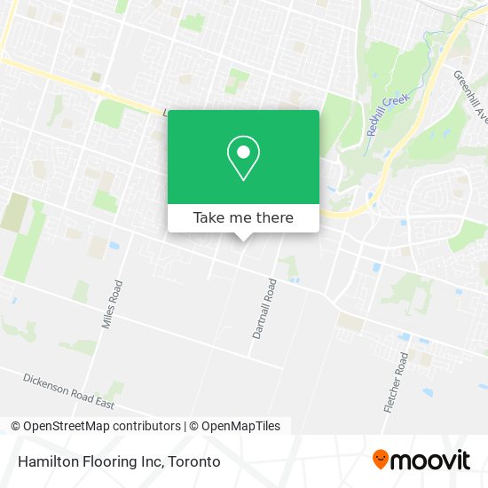 Hamilton Flooring Inc map