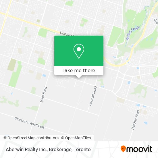 Aberwin Realty Inc., Brokerage map