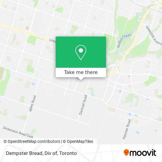 Dempster Bread, Div of map