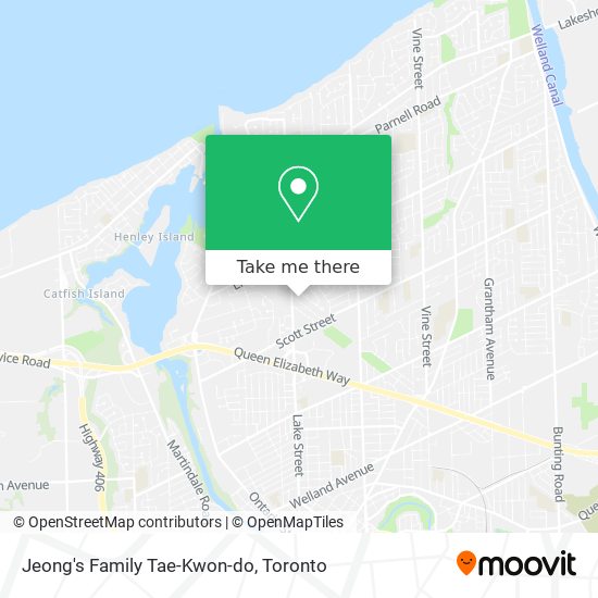 Jeong's Family Tae-Kwon-do map